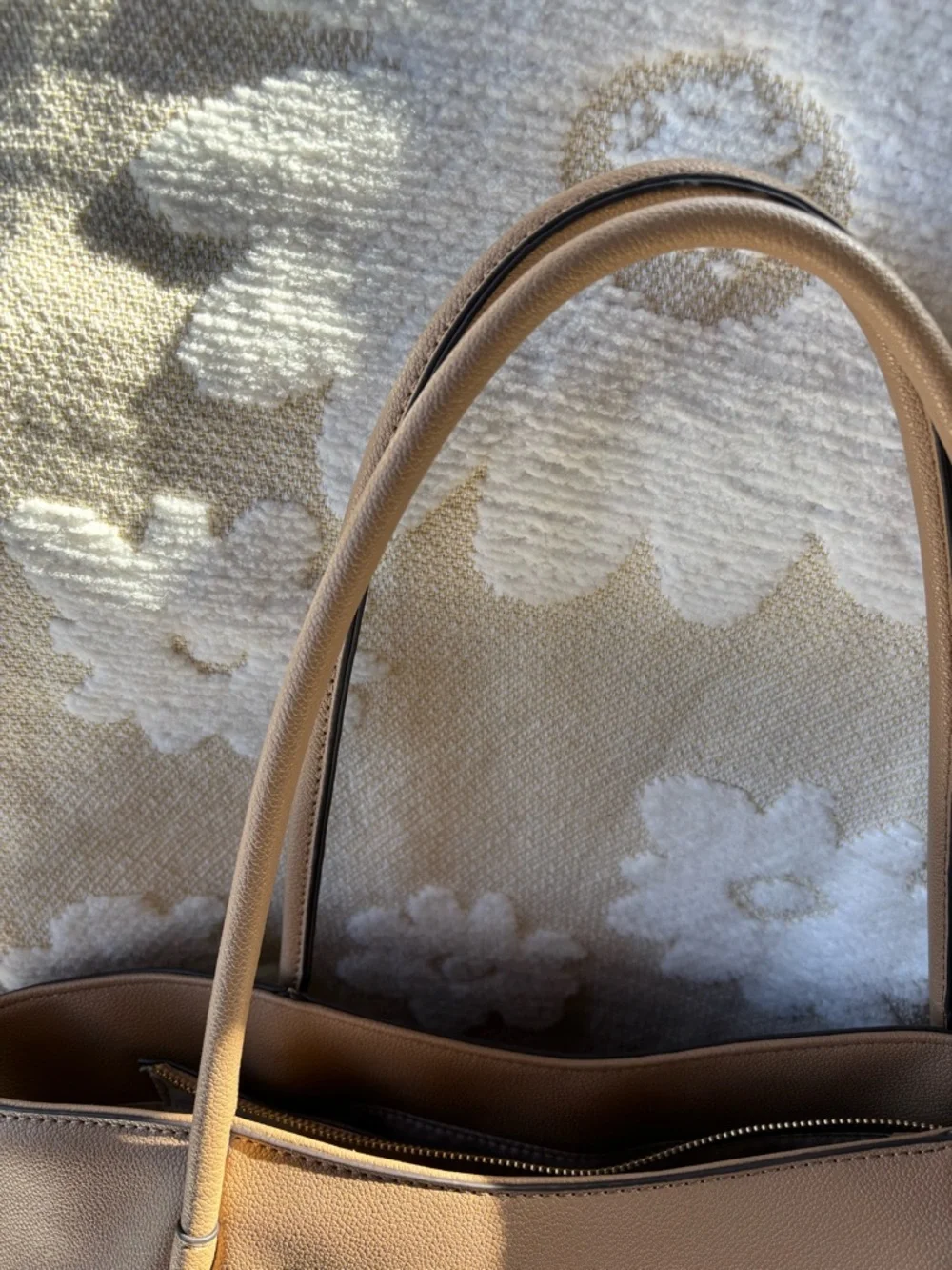 Nine West Camel/Tan Shoulder Tote - Picture 10 of 11